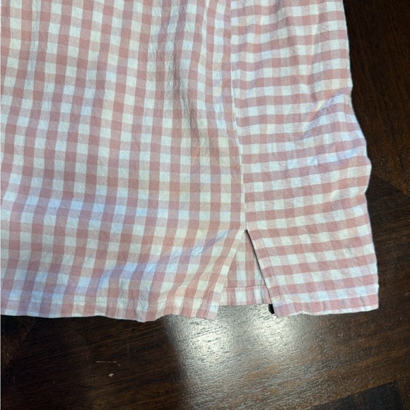 Pink Checkered Ruffle Dress - Picture 9 of 10